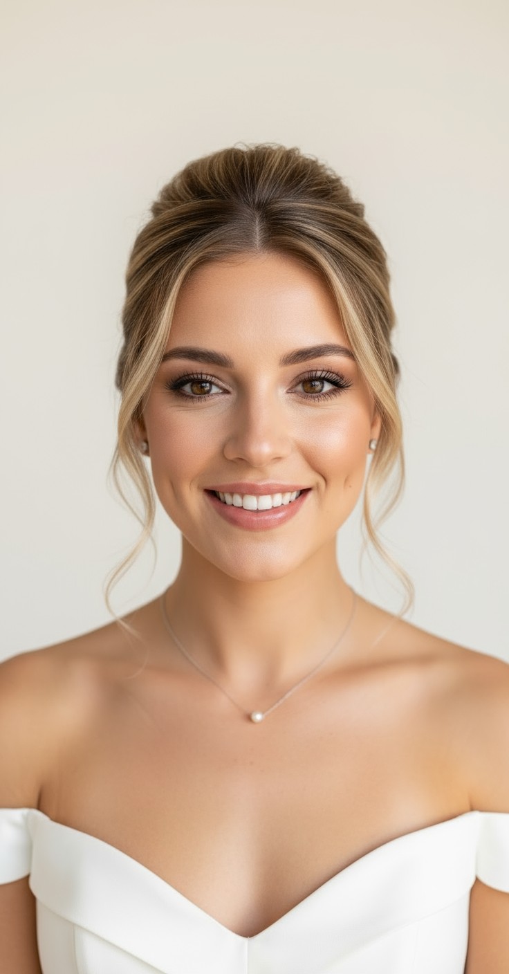 After Bridal High Updo